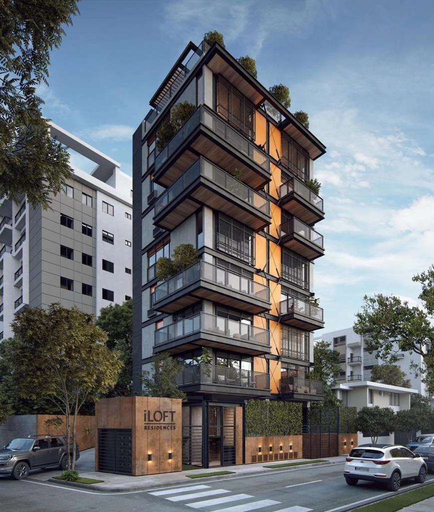 Render del edificio iLoft Residence en La Esperilla